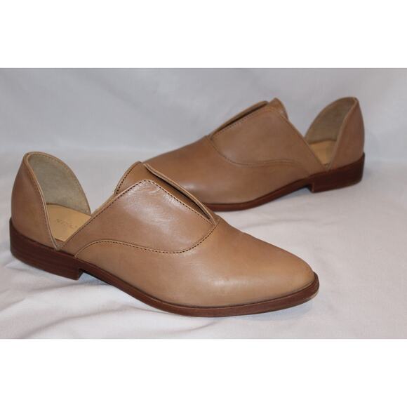 Nisolo Emma d’Orsay Slip On‎ Oxford Flats Women's 8 Almond NIB $170 - Picture 2 of 7